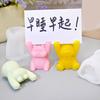 Hand Raised Animal Message Clip Silicone Mold Versatile Mold for Creating Animal Desk Organizers and Keepsakes