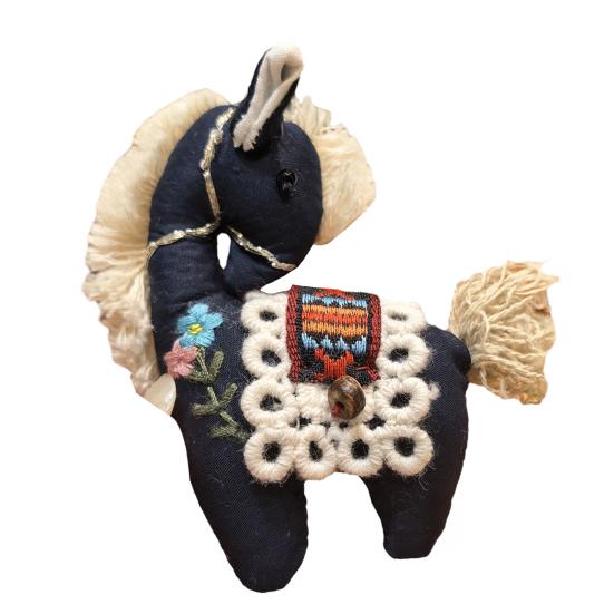 Breloc Pandantiv Geantă Bumbac In Cârlig Cal Farmec Vintage Rucsac Școlar Inel Chei Accesorii Geantă Portabile