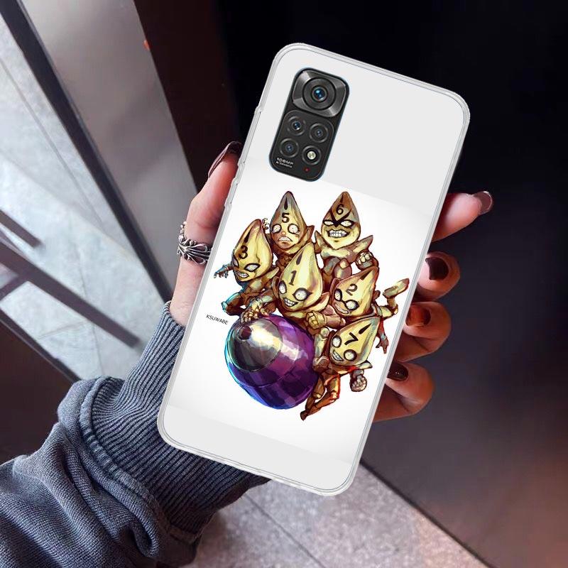 JoJo's Bizarre Adventure Kujo Jotaro Phone Case For Xiaomi Redmi Note 10 11 12 13 14 15 Pro Plus 11S 12S 14S 11T 11E 10S Soft TP
