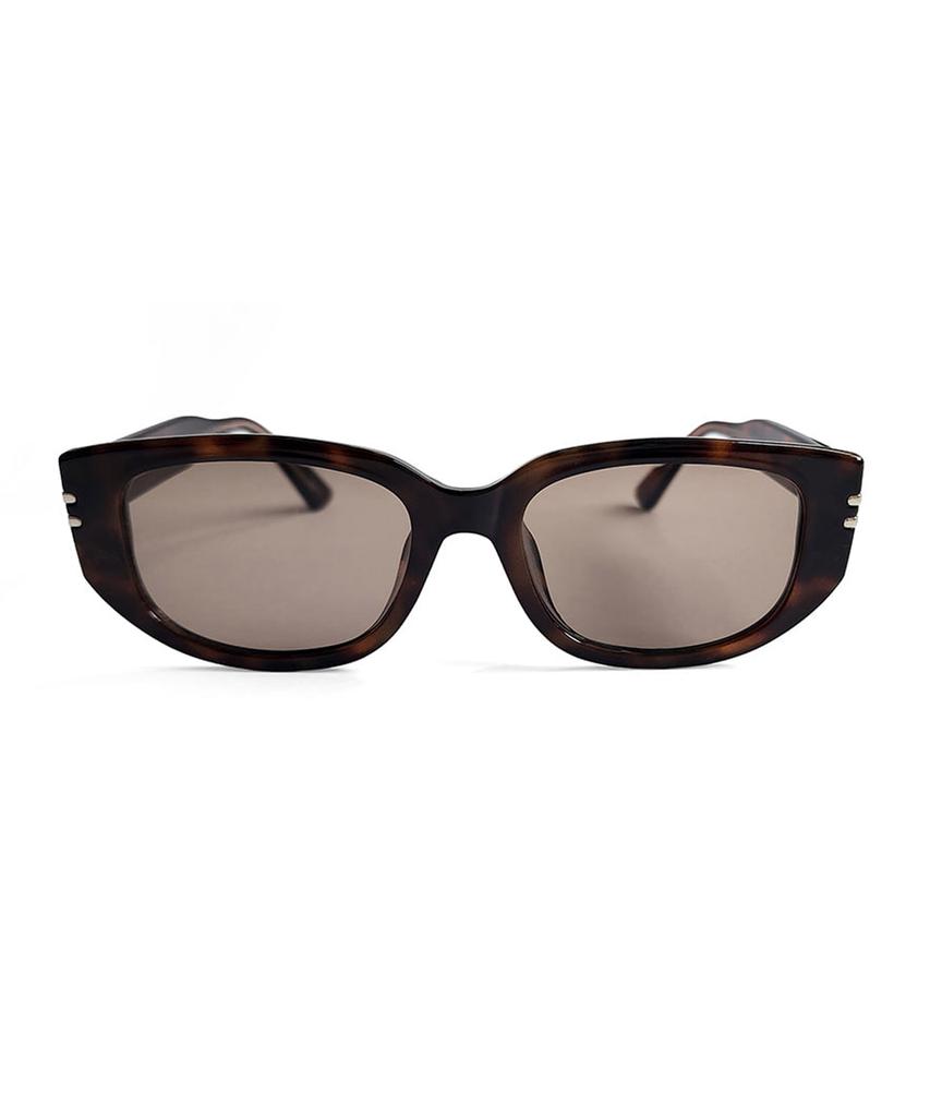 MAISON MASTER James Oval Sunglasses Leopard