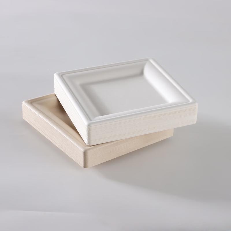 White Cat Claw Biodegradable Disposable Plate