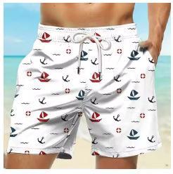 2025 Men s Table Surf Shorts Swimsuit, Quick Dry, Short, Beach, Hawa, Informal S
