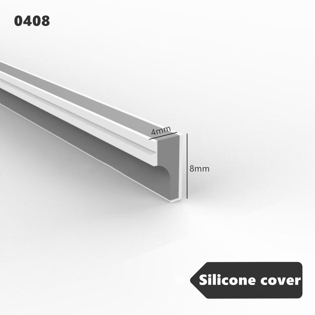 

Светодиодный алюминиевый профиль силиконовый чехол U-образный канал гибкий абажур для шкафа люстра жесткий бар светильник замена аксессуары 1m