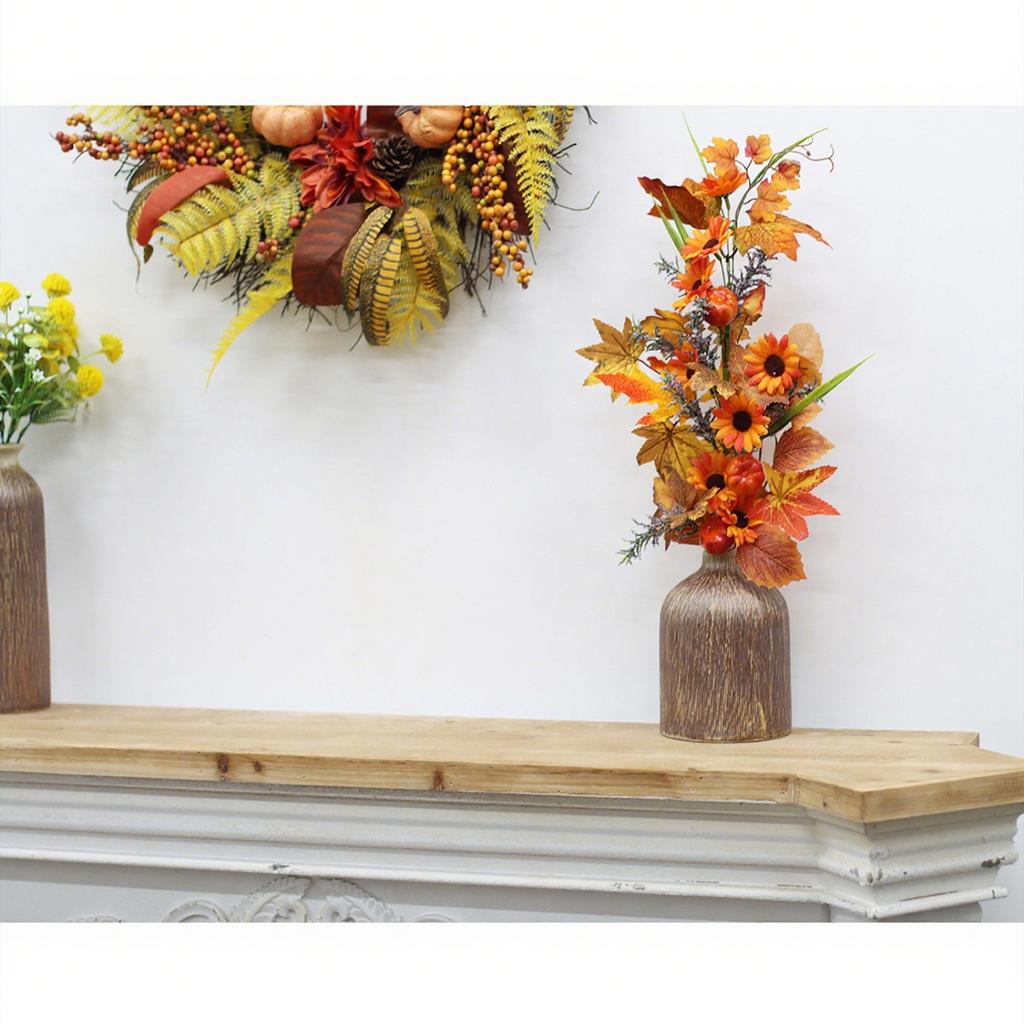 AutumnSimulated Maple Leaf Festival Decorative Table And Table Ornaments