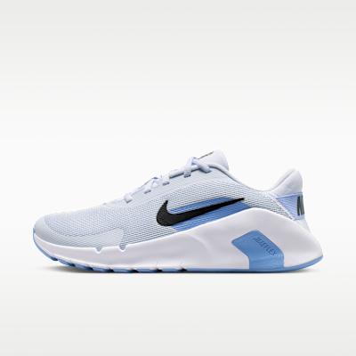 Nike Flex Train Training Shoes Women s Low Top Soccer Gray/Aluminum Bl 36.5