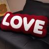Love Letter Pillow Lumbar Waist Cushion Designed For Couch Living Room Valentine's Day Wedding Ceremonies Celebration Decorations