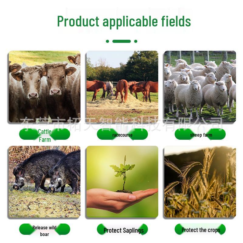Solar Livestock Electric Fence System: Complete Pulsed Solution for Cattle, Sheep, and Horse Pasture Management