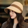Versatile Color-blocking Equestrian Hat Korean Fashion Casual Windproof Beret Autumn and Winter Big Head Circumference Warm Newspaper Boy Hat