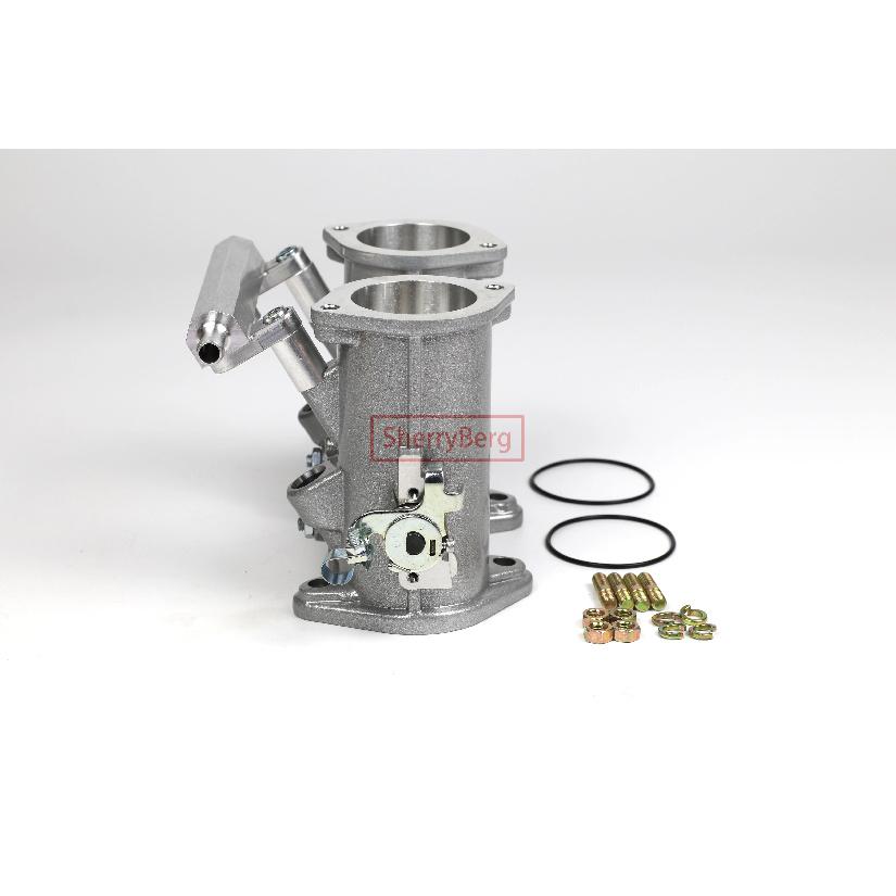 SherryBerg Direct Throttle Body Injection ITB replacement for Jenvey Weber DCOE and Dellorto DHRLA carburettors. 112mm Height