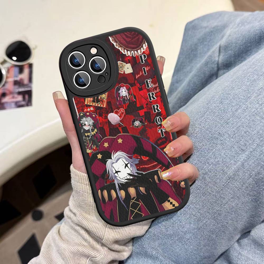 The Freak Circus Pierrot Phone Cover For IPhone 11 12 13 14 15 16 Pro Max Mini Plus Soft Leather Case
