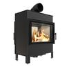 Steel Fireplace KRATKI LUCY TUNNEL 14 kW Ø 200 Self Closing Door