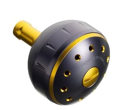 SHIMANO Genuine Reel Parts Yumeya Aluminum Round Power Handle Knob BlackGold S Size Knob for Type A