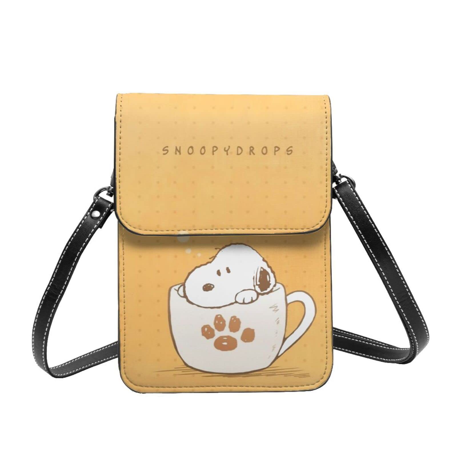

Чохол для смартфона Snoopy Натуральна шкіра Сумка через плече Тонкий міні-гаманець Популярний гаманець Сумка кросбоді [JMI] Жіночий Чоловічий