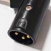 90 Degree Aluminum 6.35mm to XLR 3 Pin Audios Adapter Converter for Recording Equipment and Live Sound Applications