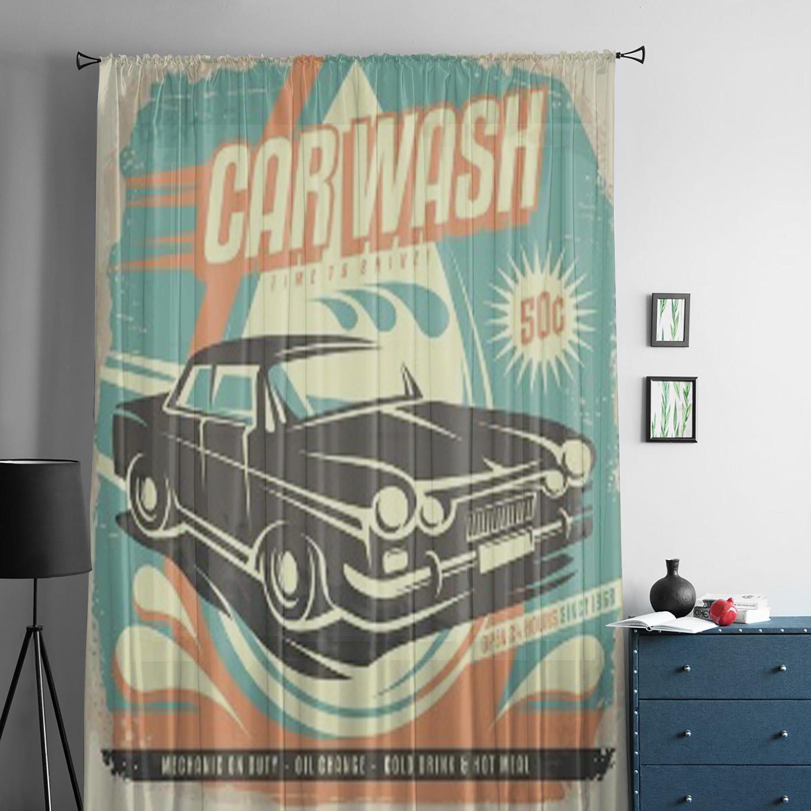 Ретро дизайн плаката для автомойки — фото 2