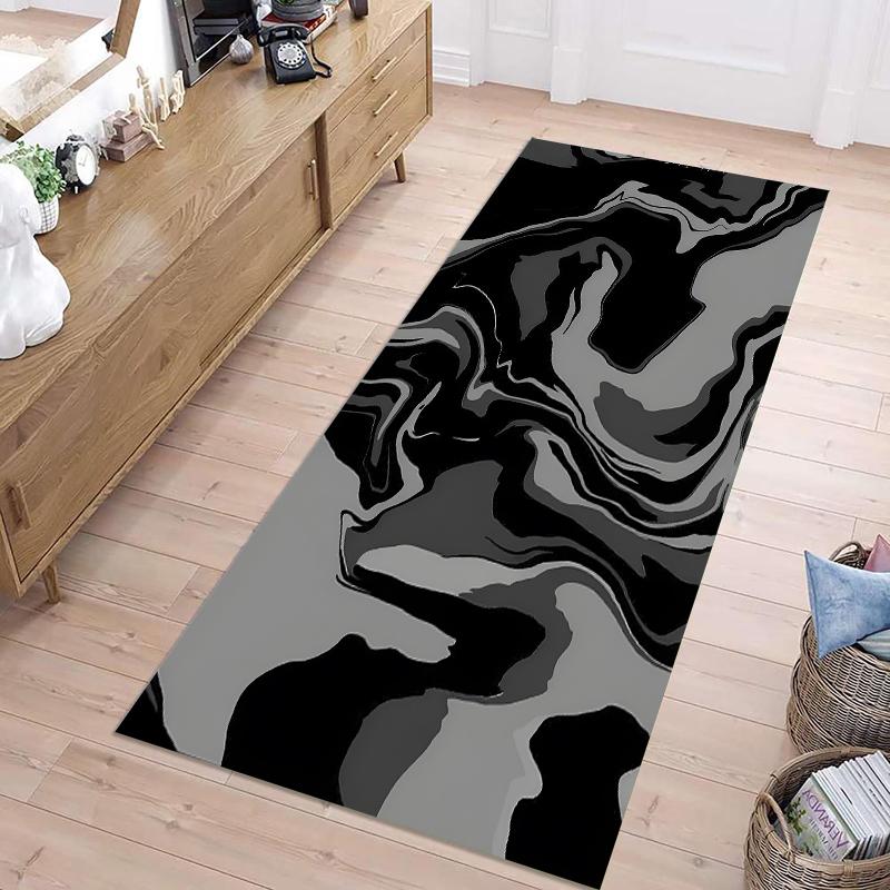 Green Entryway Runner Rugs Long Carpets Foot Mats Soft Non-slip Kitchen Staircase Entrance Rugs Long Carpet for Corridors Gift