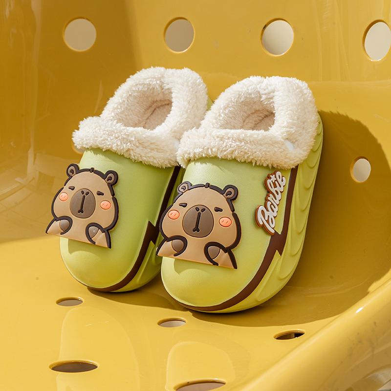2025 EVA Baby Sandals: Cute Cartoon Design, Squishy Feel, Non-slip Thick Sole for Summer Indoor Use