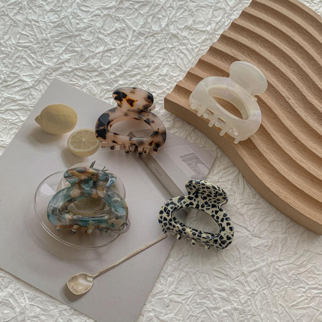 Sweet Mini Acetate Hair Clip for Women Girls Hair Claw Chic Barrettes Crab Hairpins Styling Claw Clips Fashion Hair Accessories