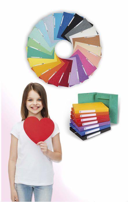 Porte courrier - Exacompta - 555419E - Chemise A4 - Élastiques - Certifiée FSC