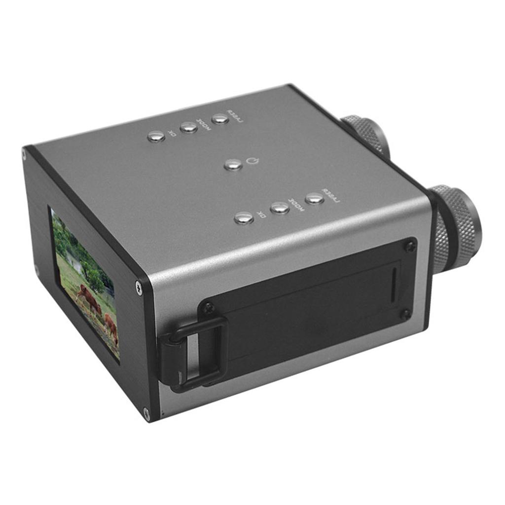 4K Night Vision Goggles High Clear 3000m Low Light 500-600m Full Dark 3-Inch IPS Display Black Silve