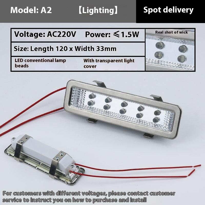 1 Styck Ersättning För Led Ficklampa Tillbehör Apparat Spis Fläkt Kåpa Lampa Glödlampa Dc Spislampor Lampa