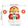Creative God of Wealth Decoration Cartoon Car Ornaments Mini God of Wealth Mascot  Home