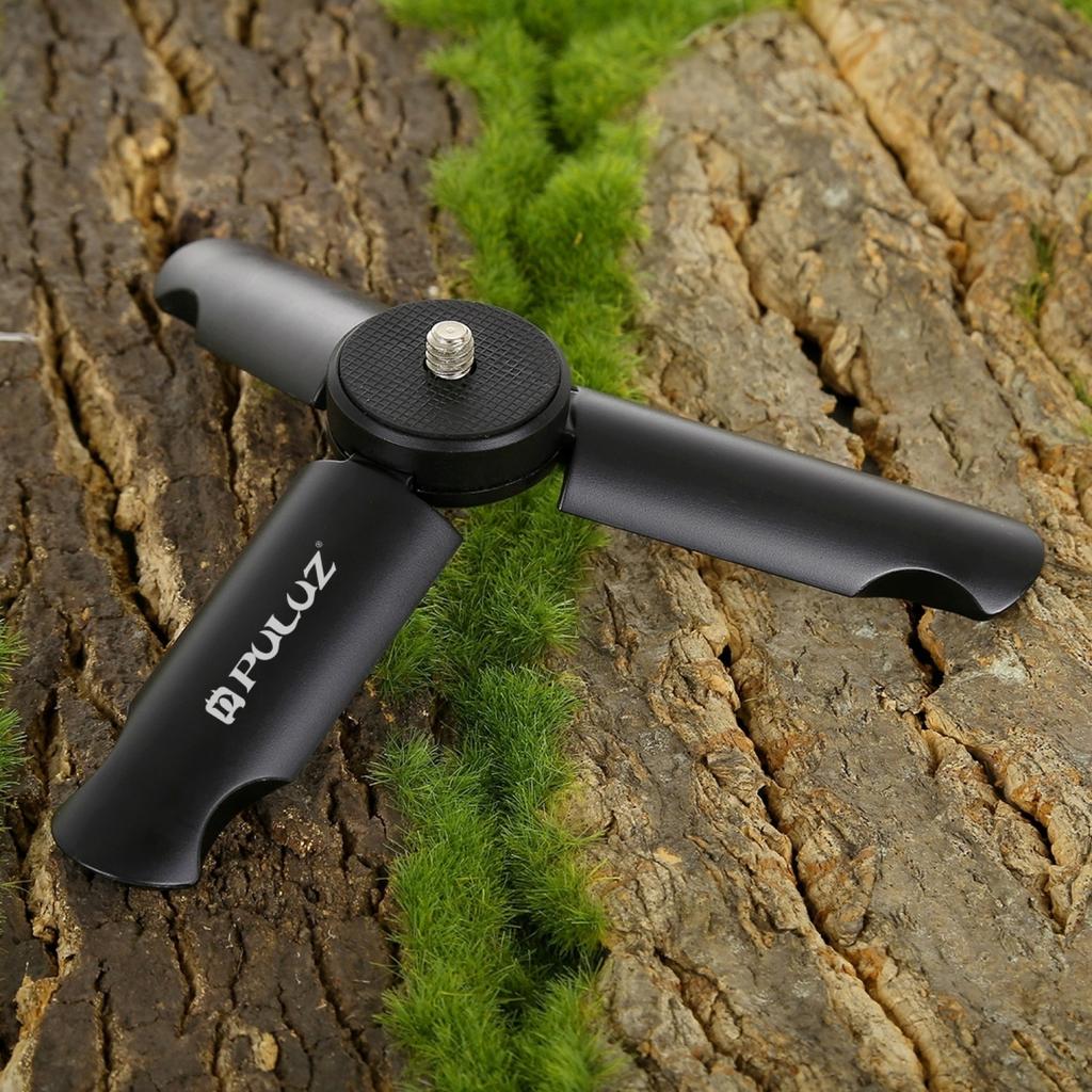 PULUZ PU372 For DJI Osmo Action Series/Smartphone Folding Tripod Portable Desktop Stand