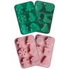 2PCS Silicone Baking Mould Reusable Ice Silicone Moulds 6-Cavity Mousse Cake Baking Molds for Making Soap/Cookie
