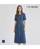 MESENSE Round Neck Denim Dress_Mb45Dom202Z