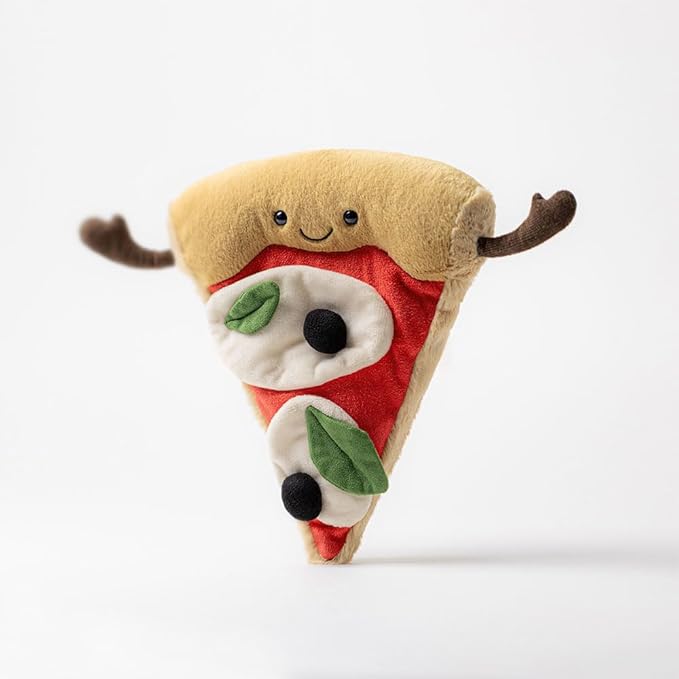 Pizza Pluche Speelgoed 9 Inch - Voedsel Knuffeldier - Zacht & Schattig - Stressverlichting - Cadeau - Realistische Pizza