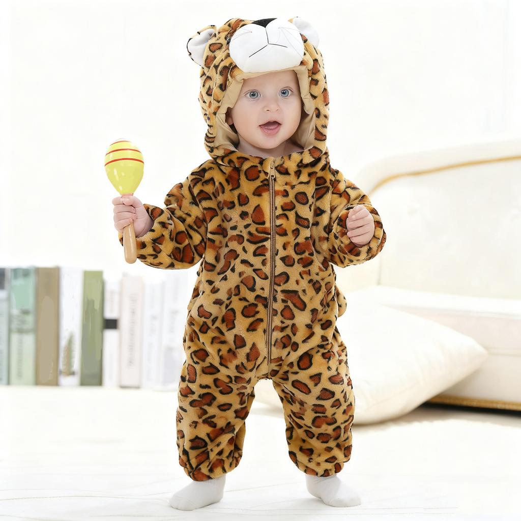 Children's Fashionable Casual Fleece Jumpsuit
