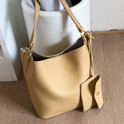 Bags Women's Large-capacity Summer Simple Casual Shoulder Bag Fashionable and Fashionable Casual Commuter Tote Bag