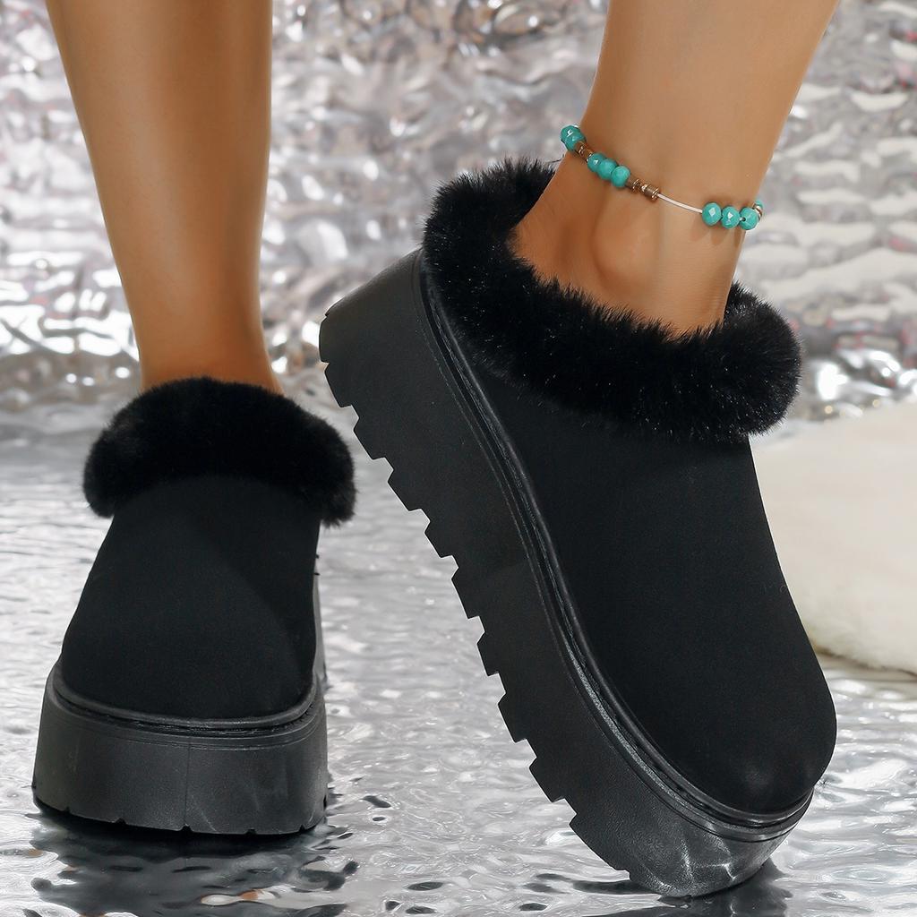 Fashionable Casual Indoor/Outdoor Size 42 Warm Cotton-Lined Snow Boots