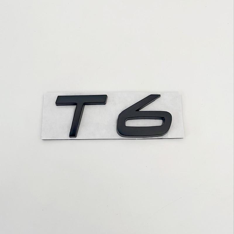 3D Metall T5 Logo T6 Emblem AWD Buchstaben Auto Kofferraum Emblem Für S60 C30 850 S40 V40 V70 XC60 V50 S70 C70 V90 T5 T6 AWD Aufkleber