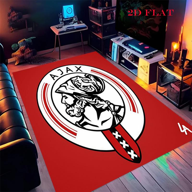 Ajax Logo Carpet Rug for Living Room Bedroom Home Sofa Decoration,Kids Play Nonslip Floor Mat