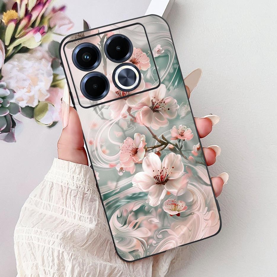 For Infinix Note 40 5G Case X6852 Luxury Fashion Painted Cover Matte Phone Case For Infinix Note 40 Pro Plus Note40 4G Soft Bags