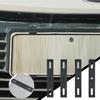 4 Stück Auto Rahmenloser Kennzeichenhalter Wetterfester Rahmenloser Kennzeichenrahmen Auto Kennzeichenrahmen Für Vorder- Und Hinterkennzeichen