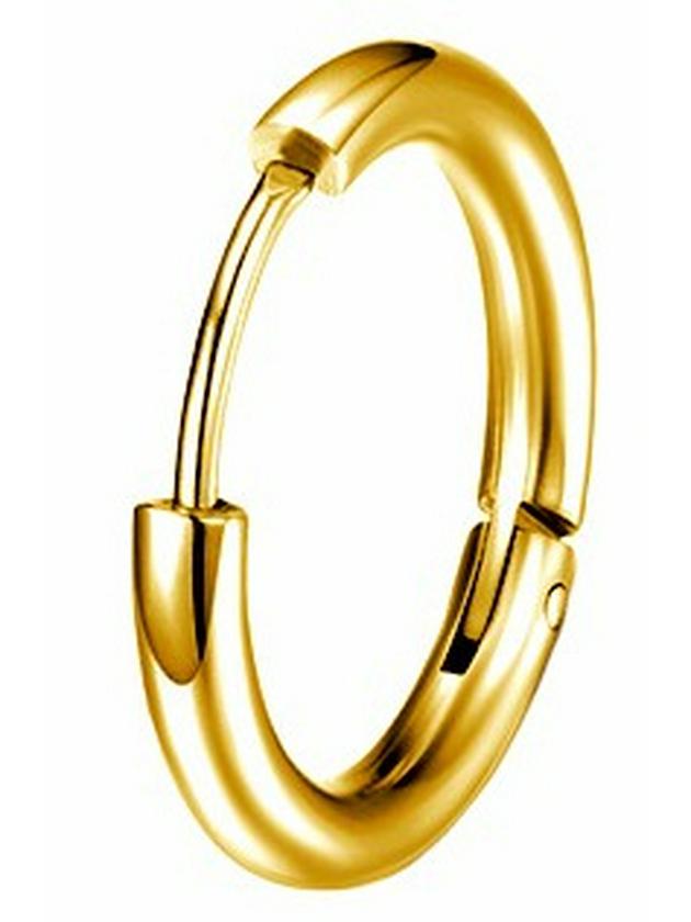 Korean Style Titanium Steel Star Anti-Allergy Earrings - Stainless Steel Ear Clips and Hoops Jewelry