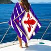 Fiorentina Football Club  Beach Towel - Soft, Absorbent Microfiber, Lightweight, Ideal for The Beach, Parties, Travel, Camping fan gifts