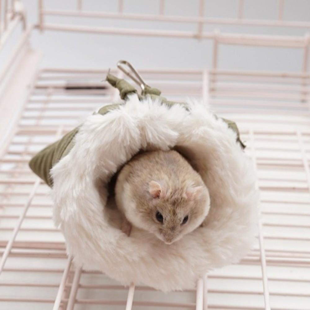 Comfortable Hamster Sleeping Bag Soft Pet Cotton Nest Hamster Plush Nest  Small Pet Use
