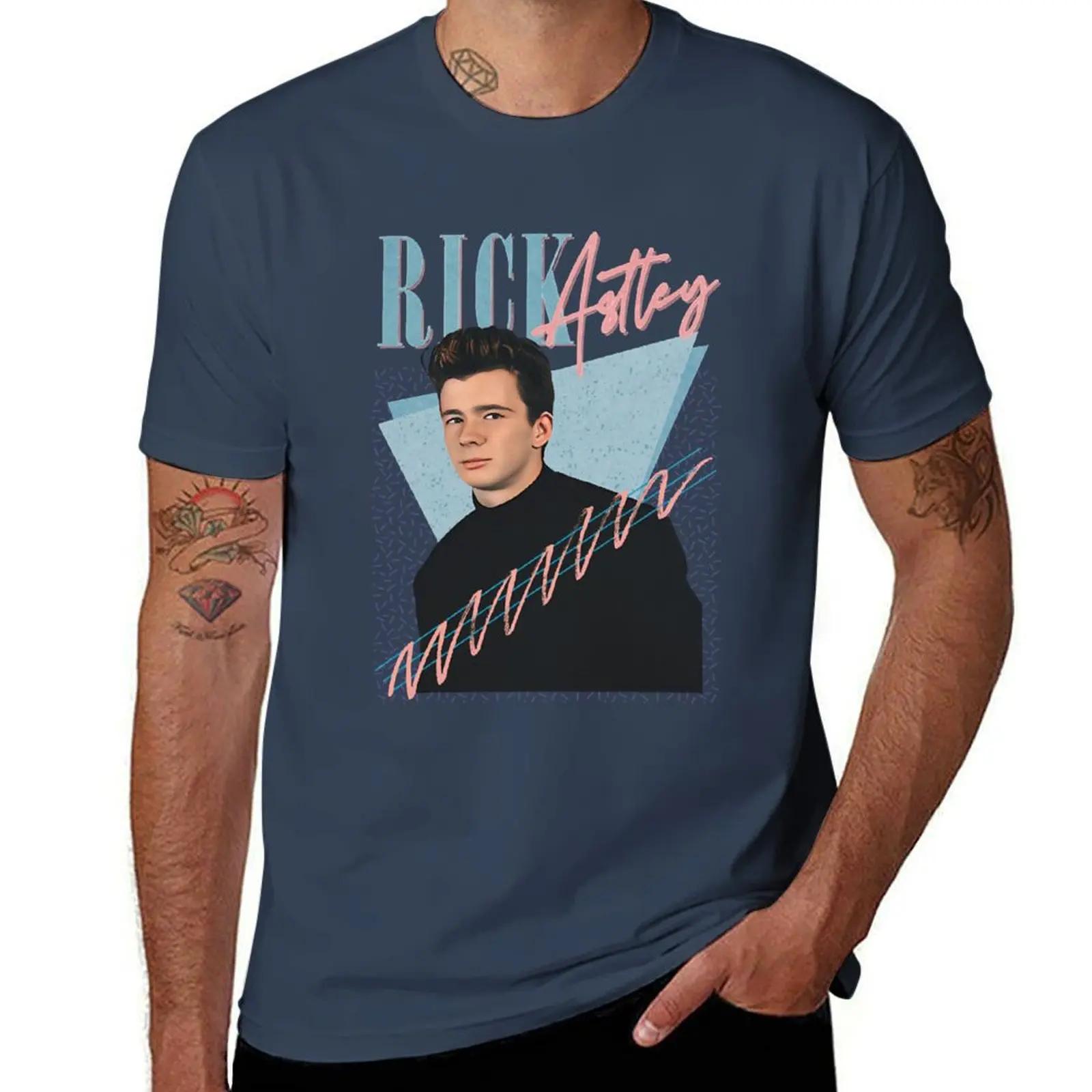 GUOYAN TOP Rick Astley T-shirt zomer top vintage anime shirt grafische t-shirts grote maten heren t-shirts pak 3XL