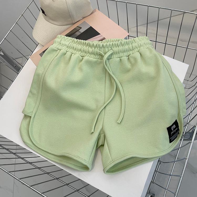 

Летние женские шорты, шорты с веревкой, винтажные широкие шорты с вышивкой, спортивные шорты 2XL зелёный