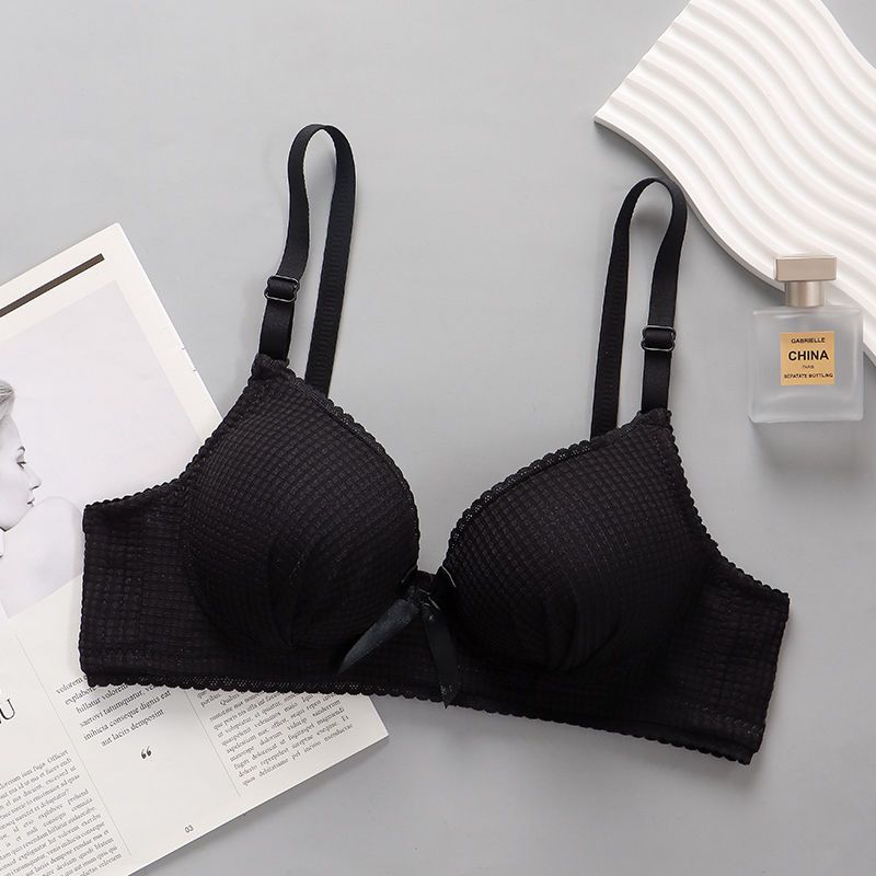 

Беспроводные бюстгальтеры сплошная спинка без спинки пуш-ап бюстгальтеры для женских бюстгальтеров сексуальная модная леди бюстгальтеры красота нижнее белье девушки простые бюстгальтеры 32/75AB бюстгальтер 38/85AB чёрный