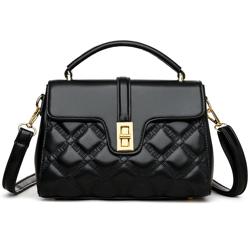 

Новая сумка Женская сумка-мессенджер Модная универсальная популярная сумочка Премиальная атмосфера Дорожная наплечная сумка Маленькая квадратная сумка 23.5*16*11