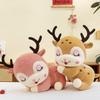 Cute Sleeping Deer Doll Children Comforting Elk Rag Doll Pillow Cute Sika Deer Plush Doll
