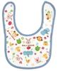 Monseuil Love A Dub Dub R. Baby Colorful Gauze Bib, Blue, 31009