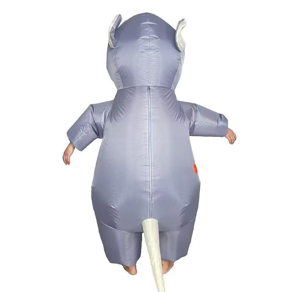Cute Mouse Inflatable Costume Popular Halloween Dress Up Funny Props Cartoon Adult Inflatable Doll Costume