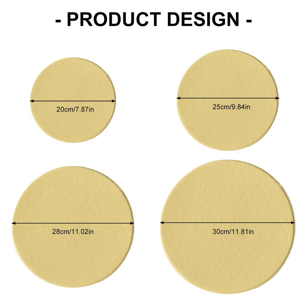 4pcs/8pcs Round Cake Plates Food Safe Circle Cardboard Base for Pastry Display Reusable Cupcake Dessert Transport Tray