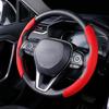 Suede Leather Car Steering Wheel Cover Wear-resistant Winter Warm Anti-skidding