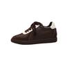 Cowhide Version Inner Height Increase Moral Training Shoes Women's 2025 Autumn and Winter Models Lace-up Leisure Sports Leopard Print Retro Versat